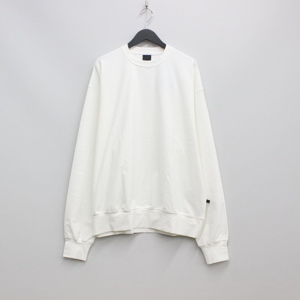 TECH FLEX JERSEY CREW #WHITE [BE-61023]