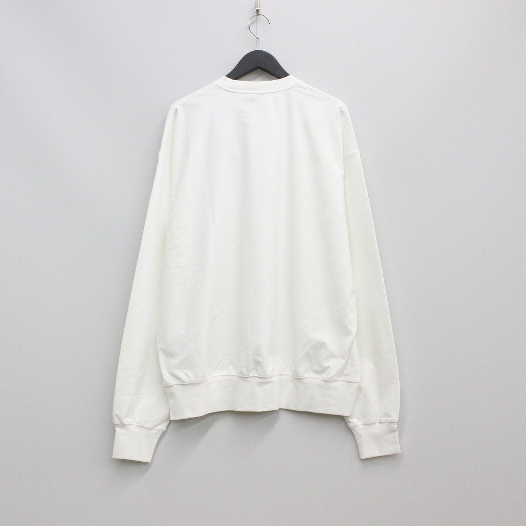 TECH FLEX JERSEY CREW #WHITE [BE-61023]