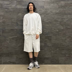 TECH FLEX JERSEY CREW #WHITE [BE-61023]