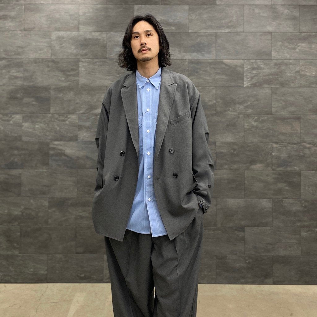 TECH WIDE EASY 2P TROUSERS #GRAY [BP-31023]