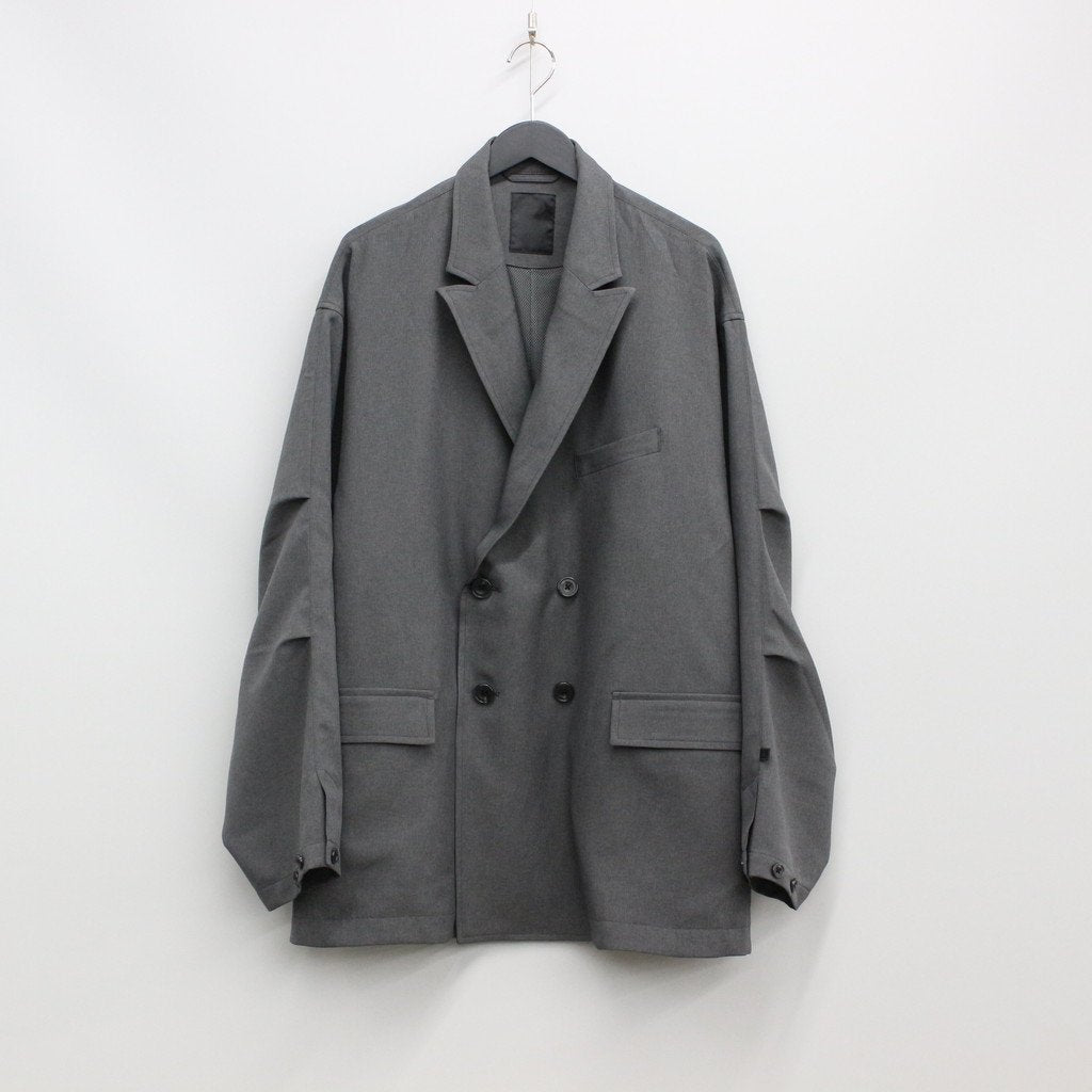TECH DOUBLE-BREASTED JACKET #GRAY [BJ-53023]