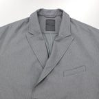 科技雙排扣外套#灰色 [BJ-53023]