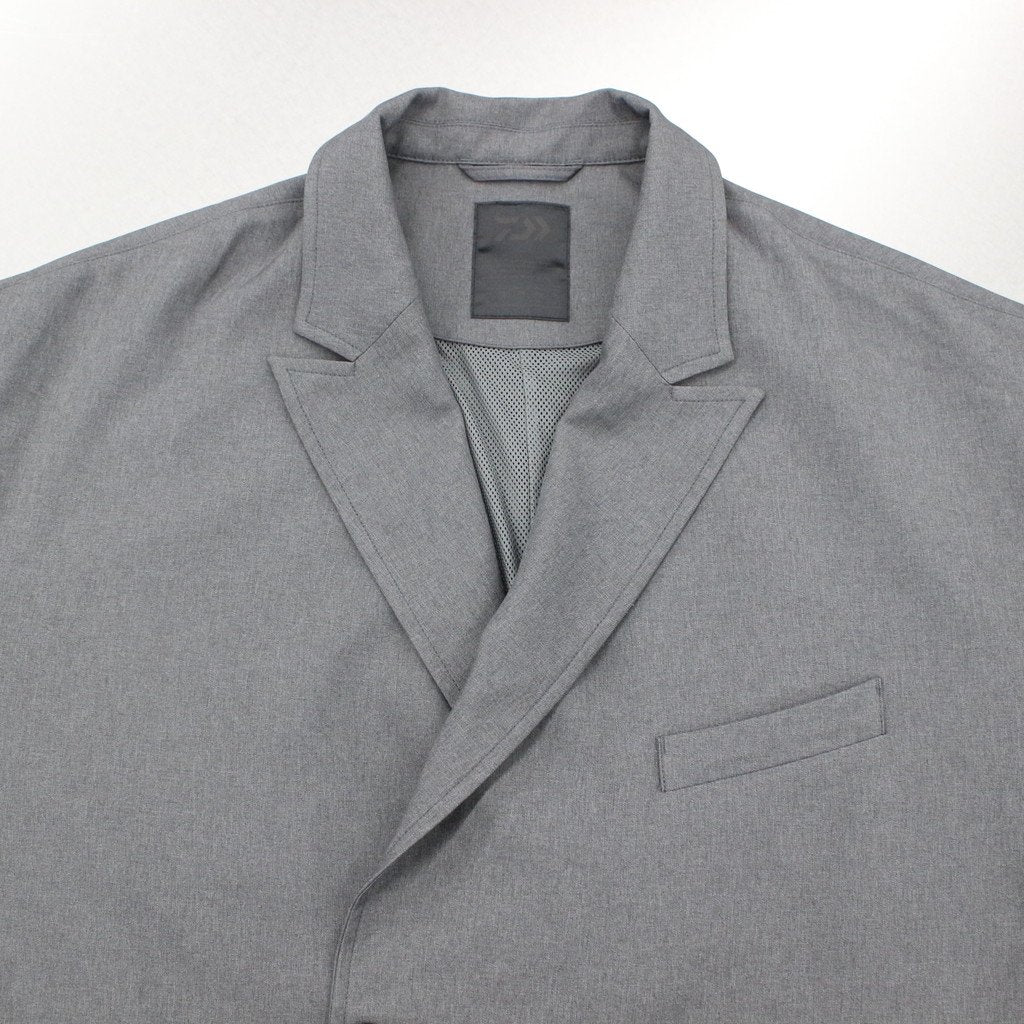 科技雙排扣外套#灰色 [BJ-53023]