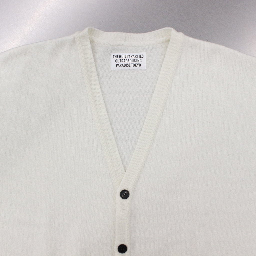 CLASSIC CARDIGAN -TYPE 1- #WHITE [23SS-WMK-KN03]