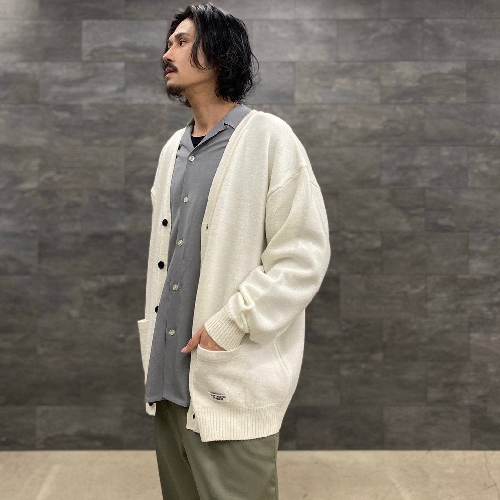 CLASSIC CARDIGAN -TYPE 1- #WHITE [23SS-WMK-KN03]