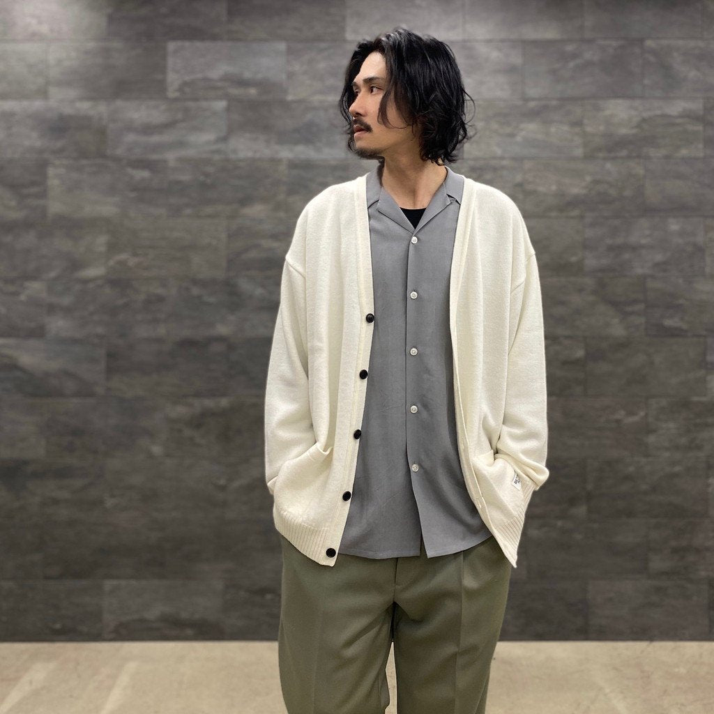 CLASSIC CARDIGAN -TYPE 1- #WHITE [23SS-WMK-KN03]