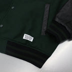 LEATHER VARSITY JACKET -TYPE 3- #D-GREEN [23SS-WMO-BL07]