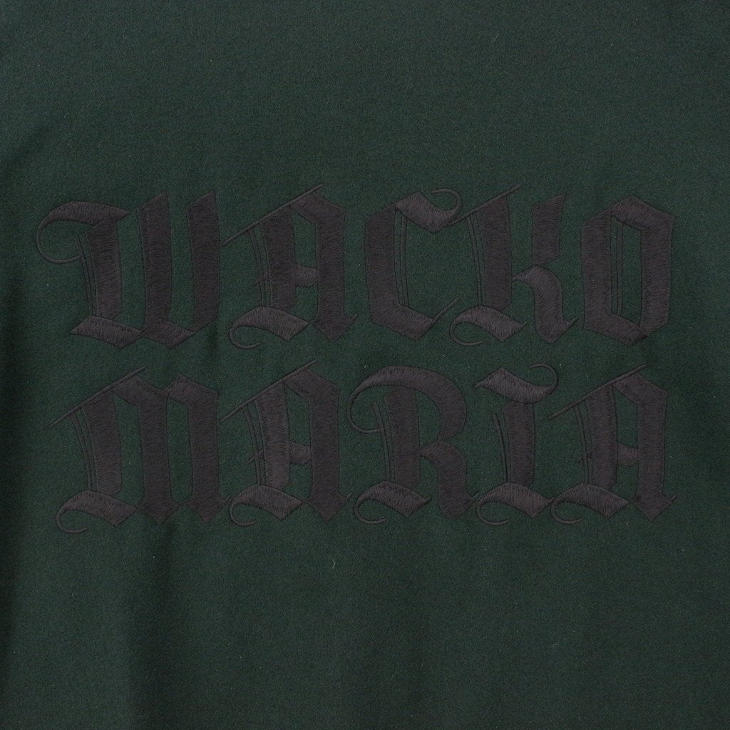 LEATHER VARSITY JACKET -TYPE 3- #D-GREEN [23SS-WMO-BL07]