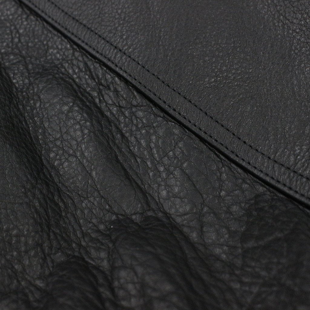 LEATHER VARSITY JACKET -TYPE 3- #D-GREEN [23SS-WMO-BL07]