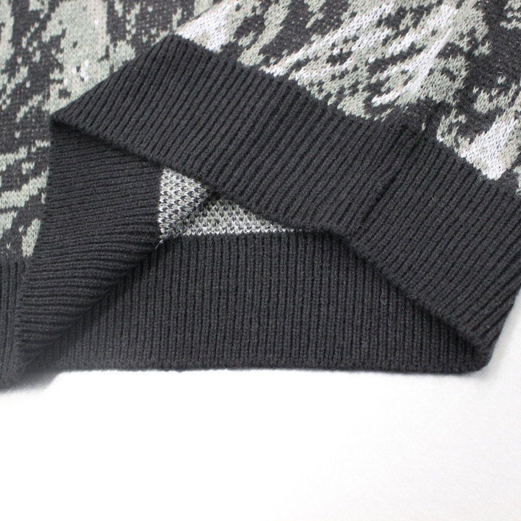 OBAKE KNIT VEST #BLACK [23SS-KN01-7331] _ Evisen Skateboards