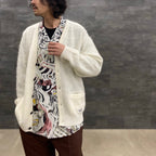 MOHAIR CARDIGAN #WHITE [23SS-WMK-KN06]
