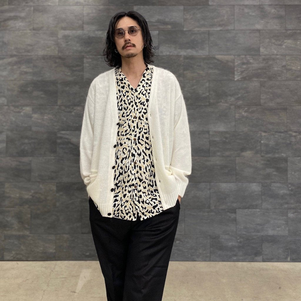 MOHAIR CARDIGAN #WHITE [23SS-WMK-KN06]