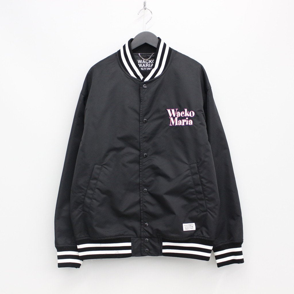 VARSITY JACKET -TYPE 3- #BLACK [23SS-WMO-BL10] _ WACKO MARIA