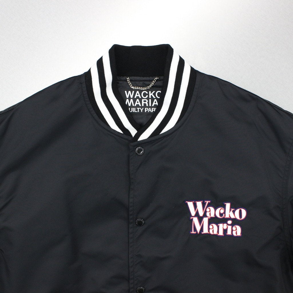 VARSITY JACKET -TYPE 3- #BLACK [23SS-WMO-BL10] _ WACKO MARIA