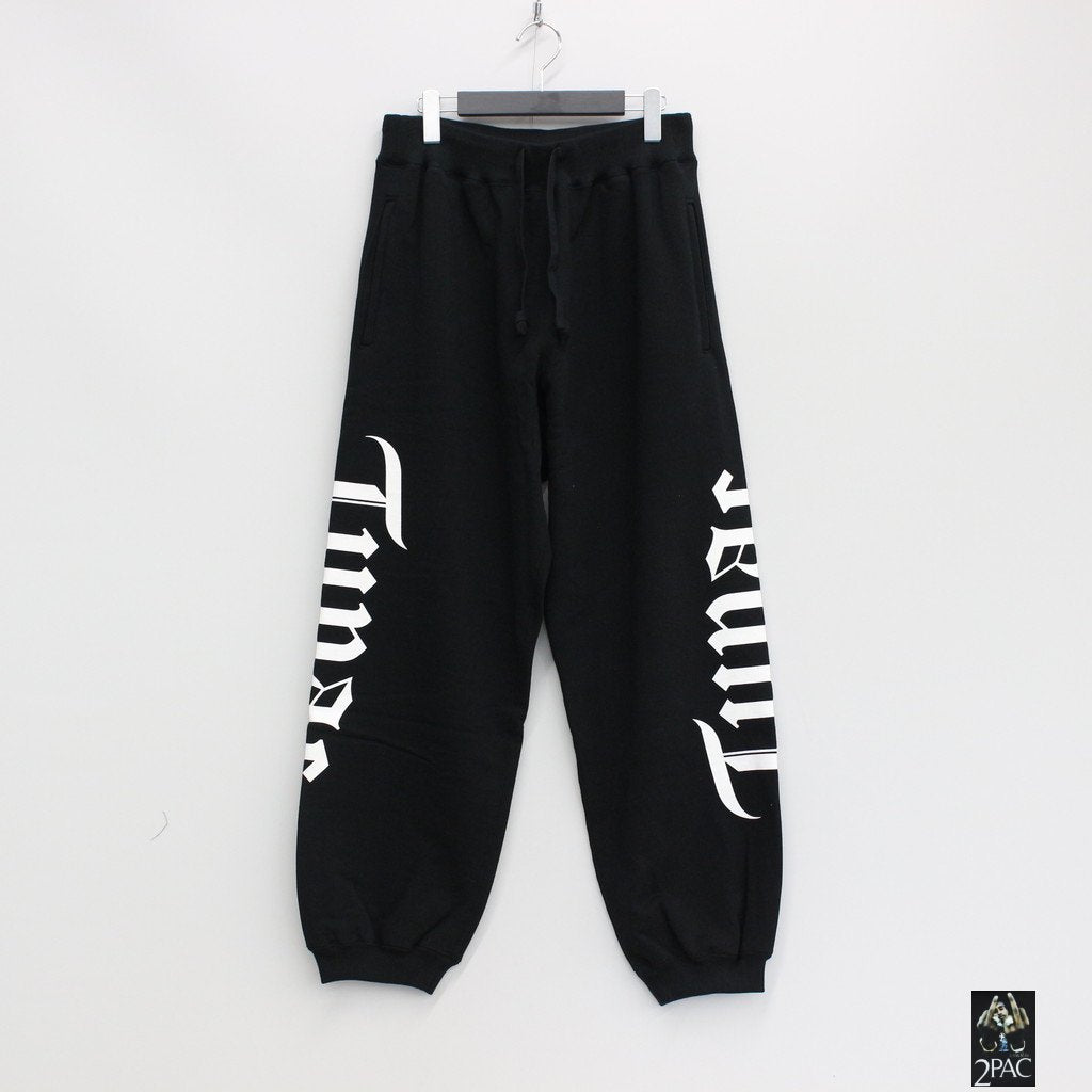 TUPAC | HEAVY WEIGHT SWEAT PANTS #BLACK [TUPAC-WM-SP01] _ WACKO