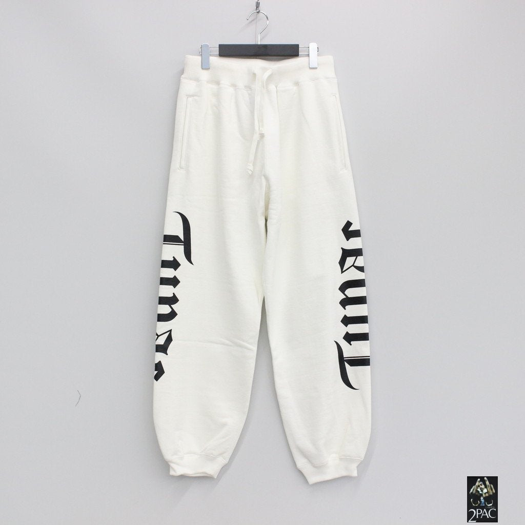 TUPAC | HEAVY WEIGHT SWEAT PANTS #WHITE [TUPAC-WM-SP01]
