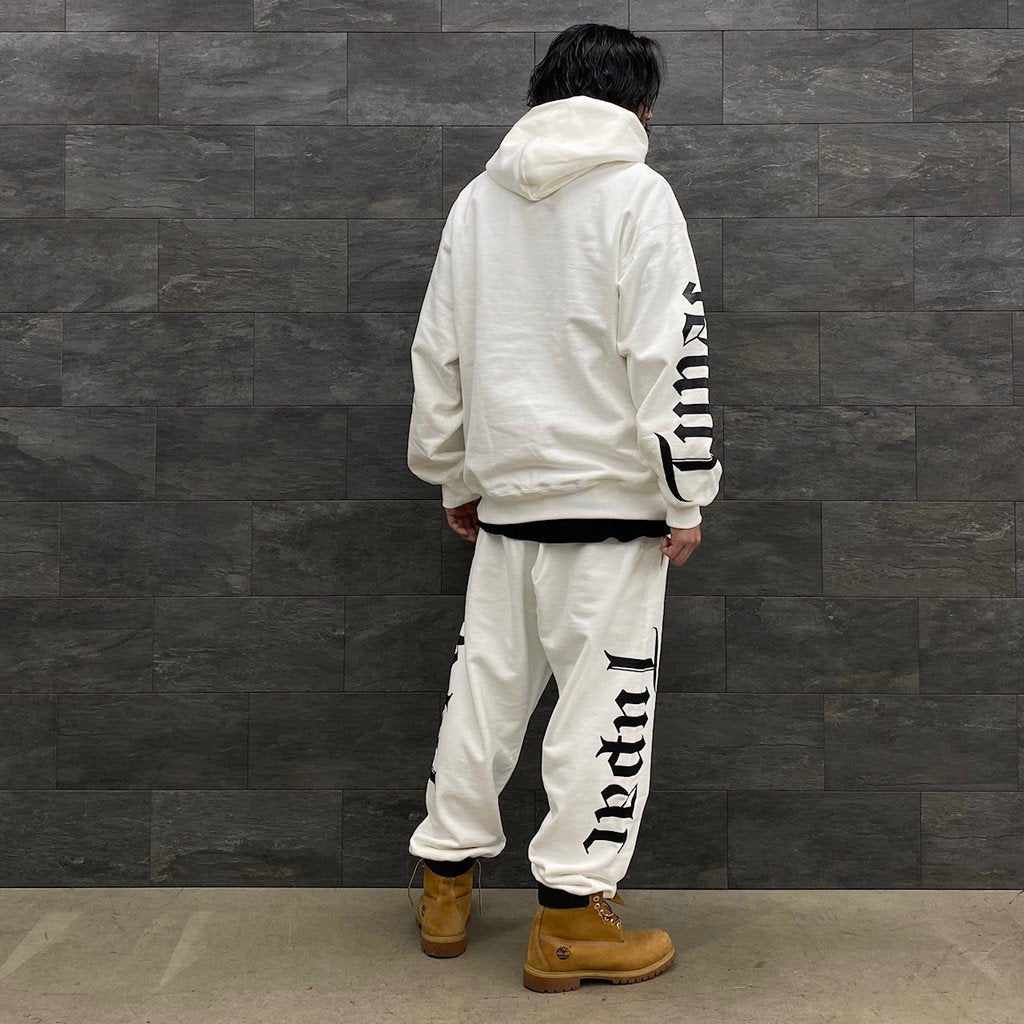 TUPAC | HEAVY WEIGHT SWEAT PANTS #WHITE [TUPAC-WM-SP01]