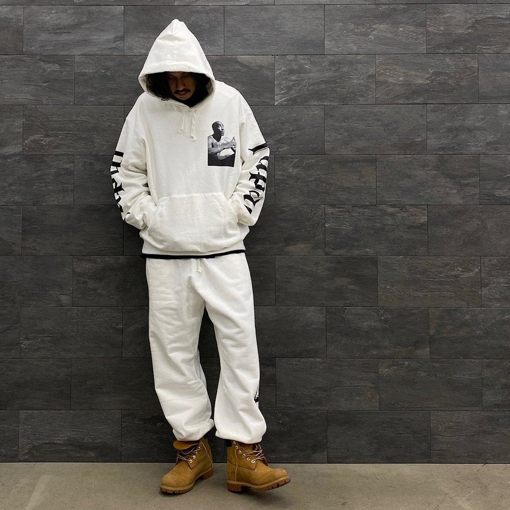 TUPAC | HEAVY WEIGHT SWEAT PANTS #WHITE [TUPAC-WM-SP01]