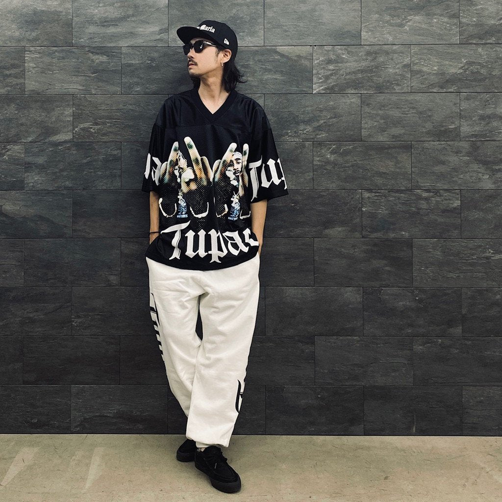 TUPAC | HEAVY WEIGHT SWEAT PANTS #WHITE [TUPAC-WM-SP01]