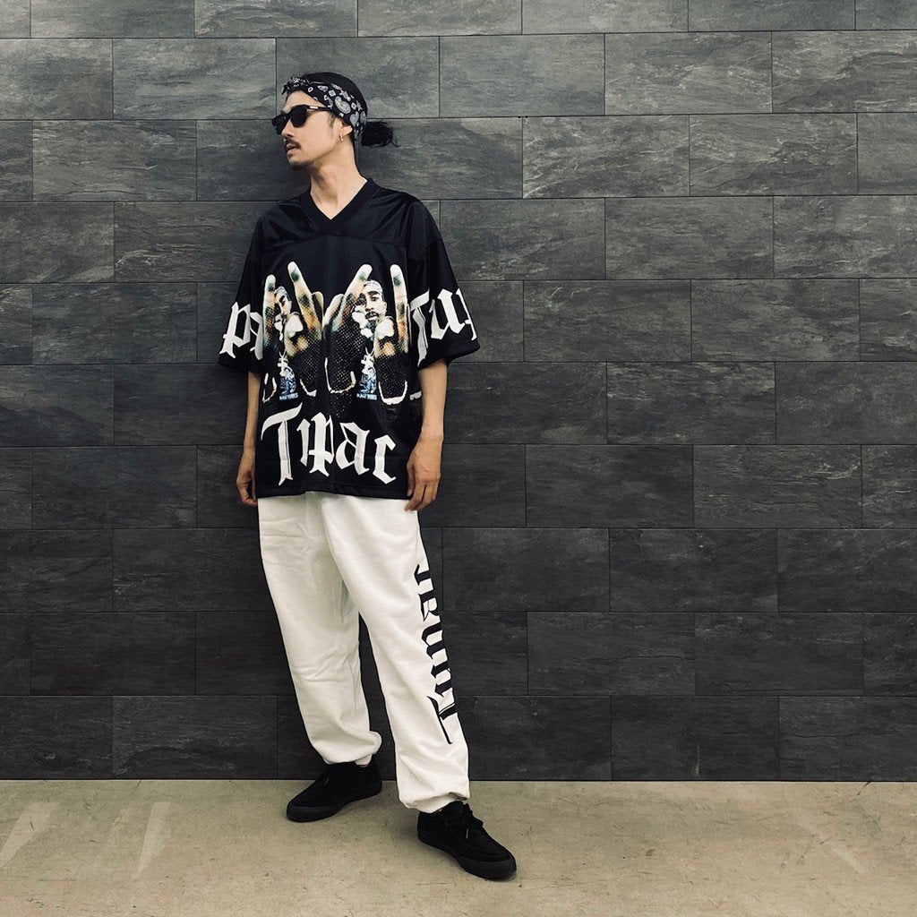 TUPAC | HEAVY WEIGHT SWEAT PANTS #WHITE [TUPAC-WM-SP01]