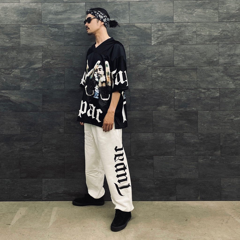 TUPAC | HEAVY WEIGHT SWEAT PANTS #WHITE [TUPAC-WM-SP01]