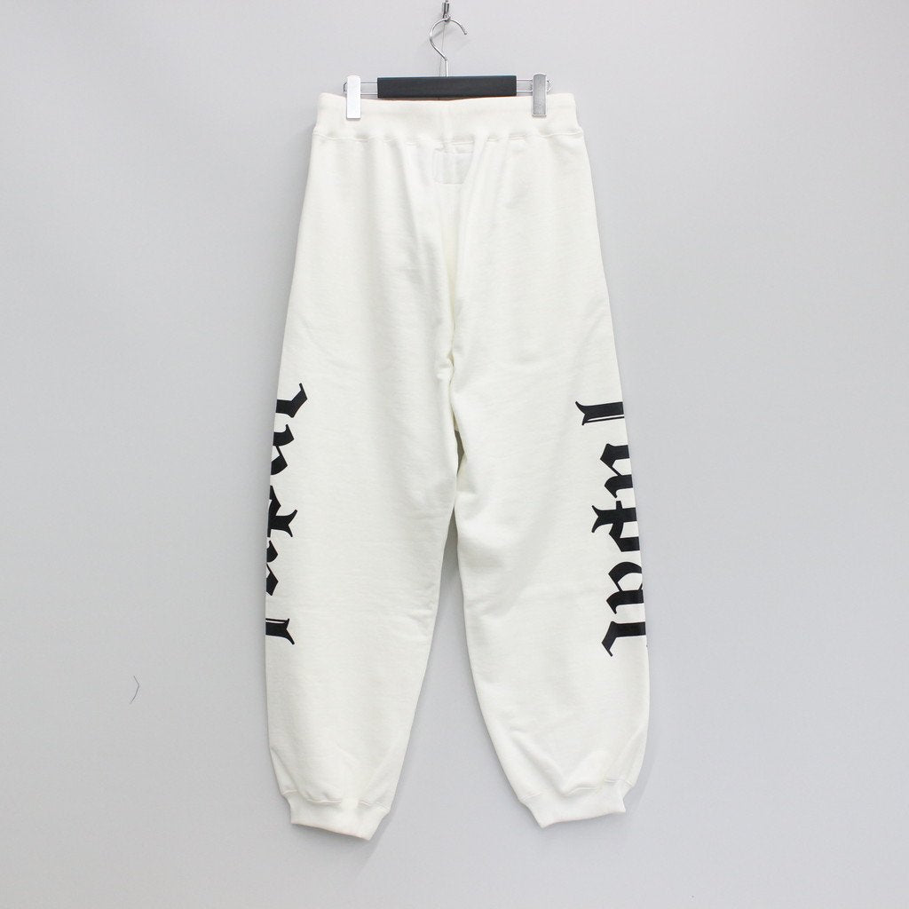 TUPAC | HEAVY WEIGHT SWEAT PANTS #WHITE [TUPAC-WM-SP01]