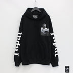 TUPAC | HEAVY WEIGHT PULLOVER HOODED SWEAT SHIRT -TYPE 1- #BLACK [TUPAC-WM-SS02]