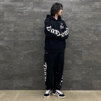 TUPAC | HEAVY WEIGHT PULLOVER HOODED SWEAT SHIRT -TYPE 1- #BLACK [TUPAC-WM-SS02]