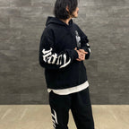 TUPAC | HEAVY WEIGHT PULLOVER HOODED SWEAT SHIRT -TYPE 1- #BLACK [TUPAC-WM-SS02]