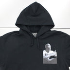 TUPAC | HEAVY WEIGHT PULLOVER HOODED SWEAT SHIRT -TYPE 1- #BLACK [TUPAC-WM-SS02]