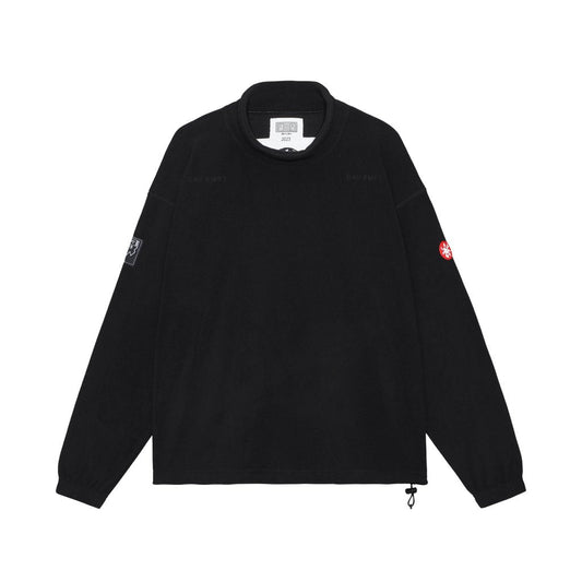 HIGH NECK FLEECE PULLOVER #BLACK [CES23CS21]