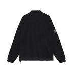 HIGH NECK FLEECE PULLOVER #BLACK [CES23CS21]
