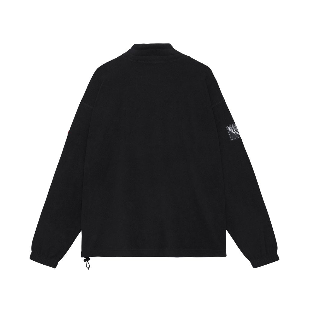 HIGH NECK FLEECE PULLOVER #BLACK [CES23CS21]