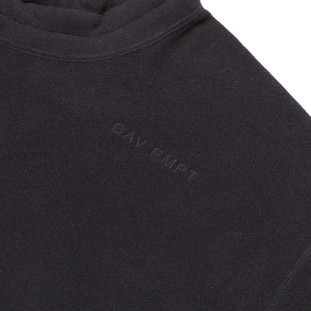 HIGH NECK FLEECE PULLOVER #BLACK [CES23CS21]