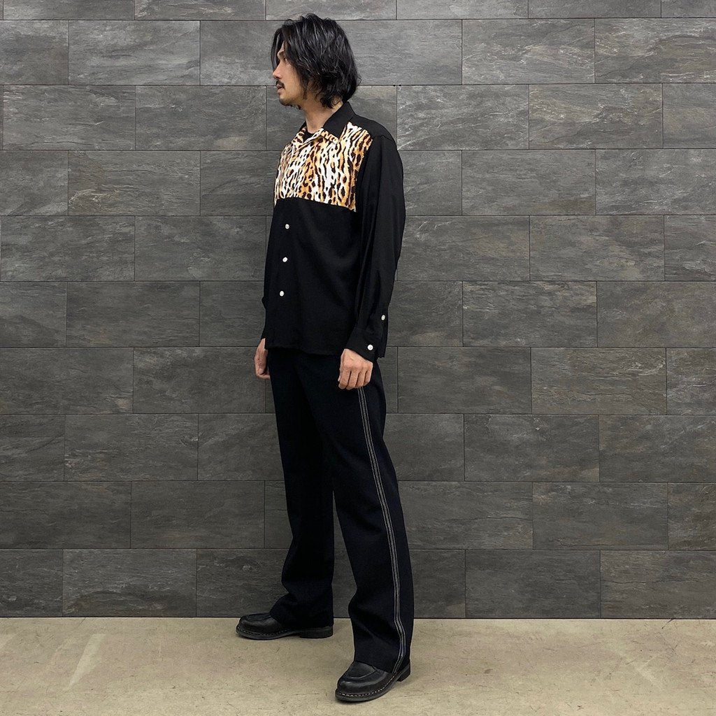 4 STITCHES WIDE SLACKS #BLACK [SC2310-PN06]