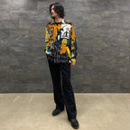 4 STITCHES WIDE SLACKS #BLACK [SC2310-PN06]