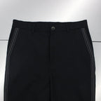 4 STITCHES WIDE SLACKS #BLACK [SC2310-PN06]