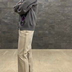 4 針寬休閒褲#米色 [SC2310-PN06]