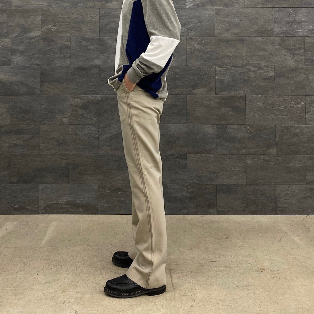 4 針寬休閒褲#米色 [SC2310-PN06]