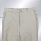 4 針寬休閒褲#米色 [SC2310-PN06]