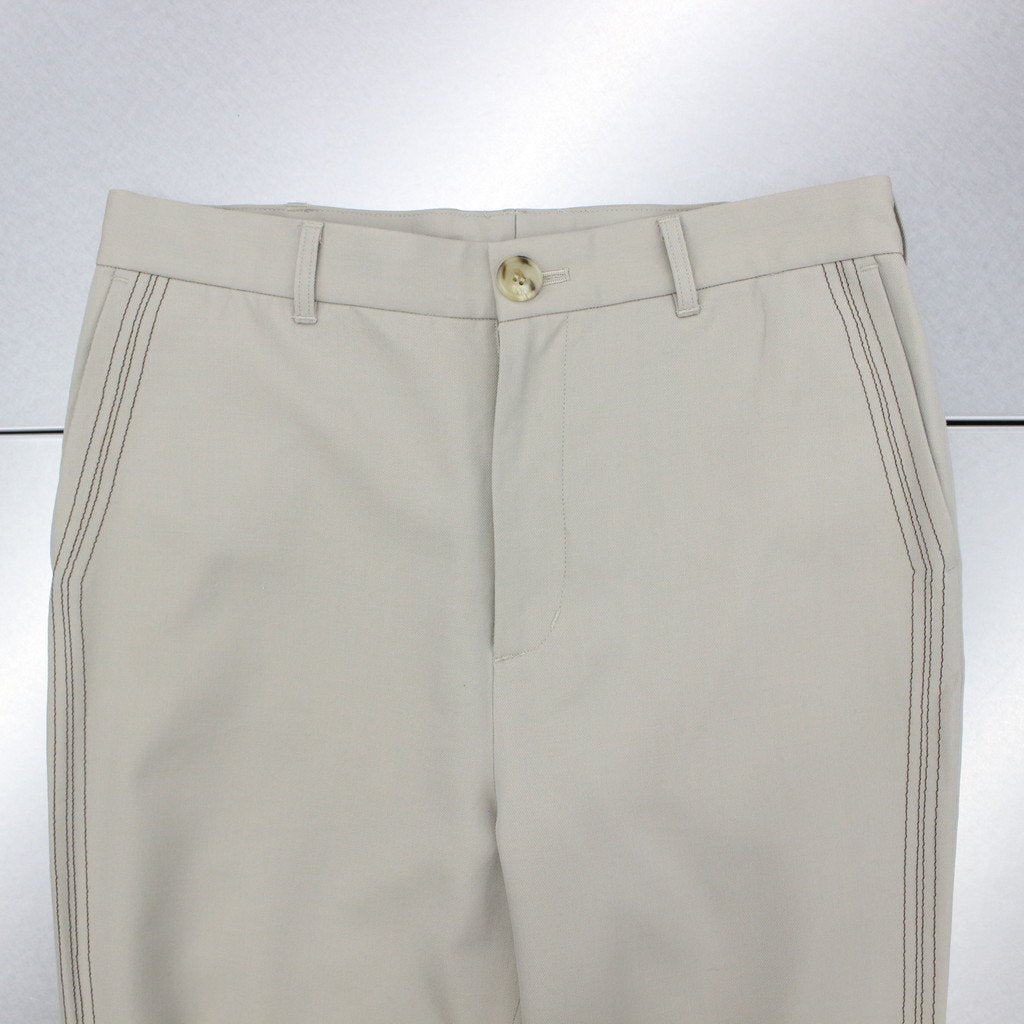 4 針寬休閒褲#米色 [SC2310-PN06]