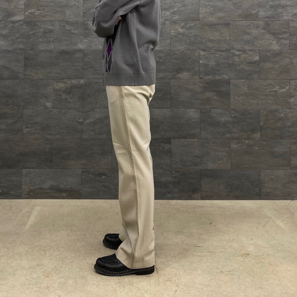 4 針寬休閒褲#米色 [SC2310-PN06]