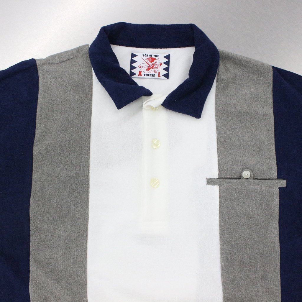 SON OF THE CHEESE Pile Stripe Shirt(GRAY) SC2310-CT01 サノバチーズ