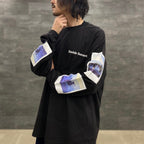 DAVIDE SORRENTI | CREW NECK LONG SLEEVE T-SHIRT #BLACK [DAVIDESORRENTI-WM-LT01]