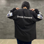 DAVIDE SORRENTI | CREW NECK LONG SLEEVE T-SHIRT #BLACK [DAVIDESORRENTI-WM-LT01]