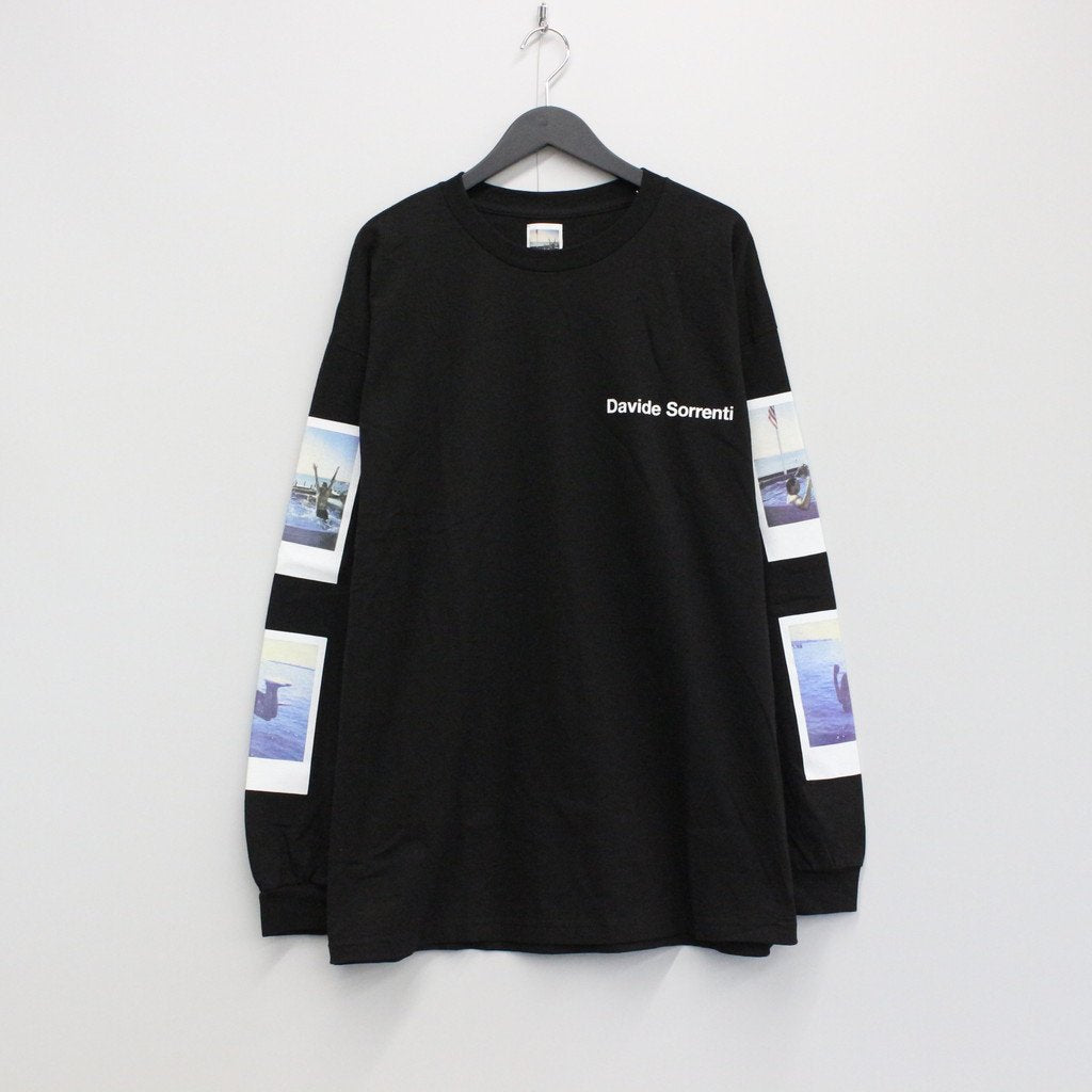 DAVIDE SORRENTI | CREW NECK LONG SLEEVE T-SHIRT #BLACK [DAVIDESORRENTI-WM-LT01]