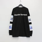 DAVIDE SORRENTI | CREW NECK LONG SLEEVE T-SHIRT #BLACK [DAVIDESORRENTI-WM-LT01]