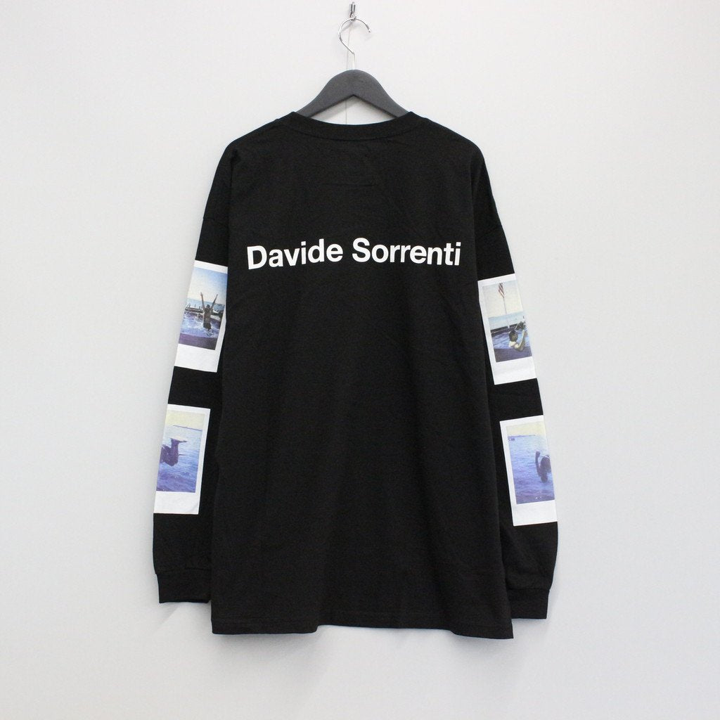 DAVIDE SORRENTI | CREW NECK LONG SLEEVE T-SHIRT #BLACK [DAVIDESORRENTI-WM-LT01]