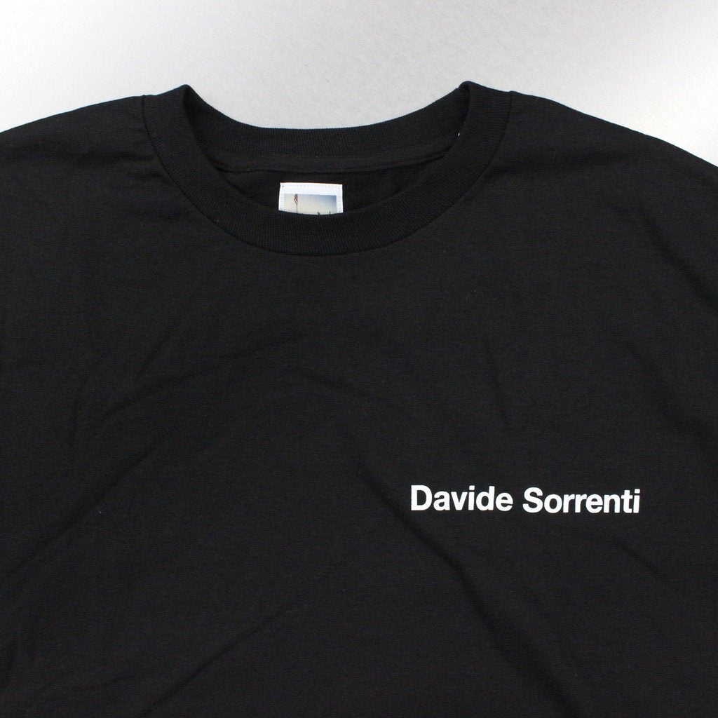DAVIDE SORRENTI | CREW NECK LONG SLEEVE T-SHIRT #BLACK [DAVIDESORRENTI-WM-LT01]