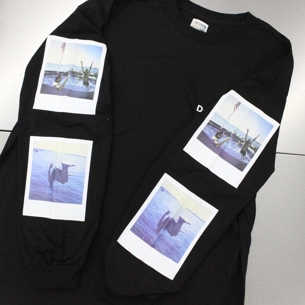 DAVIDE SORRENTI | CREW NECK LONG SLEEVE T-SHIRT #BLACK [DAVIDESORRENTI-WM-LT01]